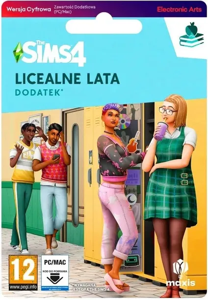 The Sims 4 Licealne lata Dodatek DLC EA APP ORIGIN KLUCZ CD KEY BEZ VPN