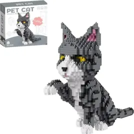 klocki-konstrukcyjne-pet-cat-szary-3d-kreatywny-zestaw-zwierze-3d-kotek