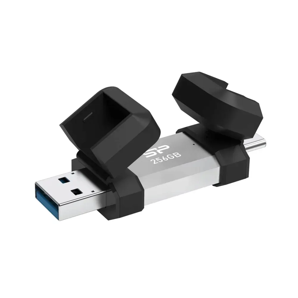 silicon-power-c51-256gb-usb-a-usb-c-silver