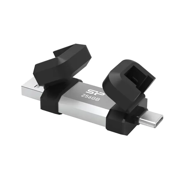 silicon-power-c51-256gb-usb-a-usb-c-silver-pojemnosc-256-gb