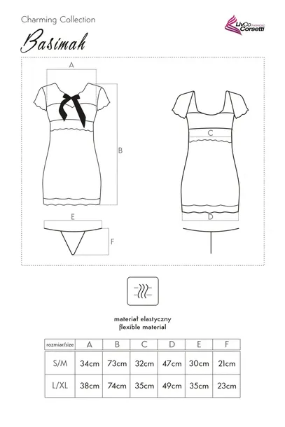 basimah-lc-90220-charming-collection-rozmiar-s-m-dlugosc-krotkie