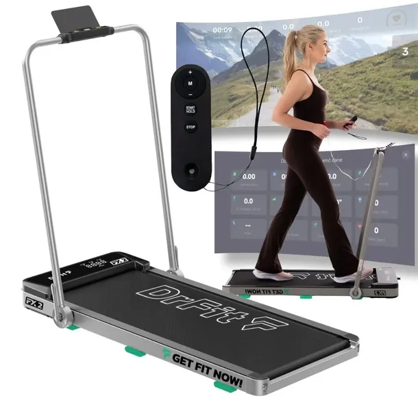 Bieżnia Elektryczna DrFit FX2 Domowa Do Marszu I Biegania Fitness 10 KM/H