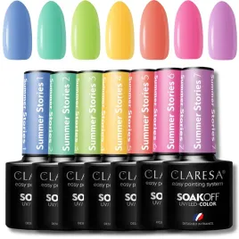 claresa-lakier-hybrydowy-summer-stories-roz-czerwien-fiolet-7x-do-paznokci