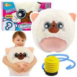 pilka-do-skakania-rosnaca-pluszowa-kotek-bialy-pompka-50-cm-lean-toys