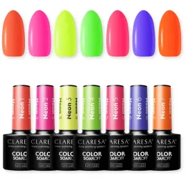 claresa-lakier-hybrydowy-neon-do-paznokci-zestaw-na-lato-roz-zielen