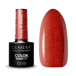 claresa-lakier-hybrydowy-make-it-shine-3-do-paznokci-czerwony-z-brokatem