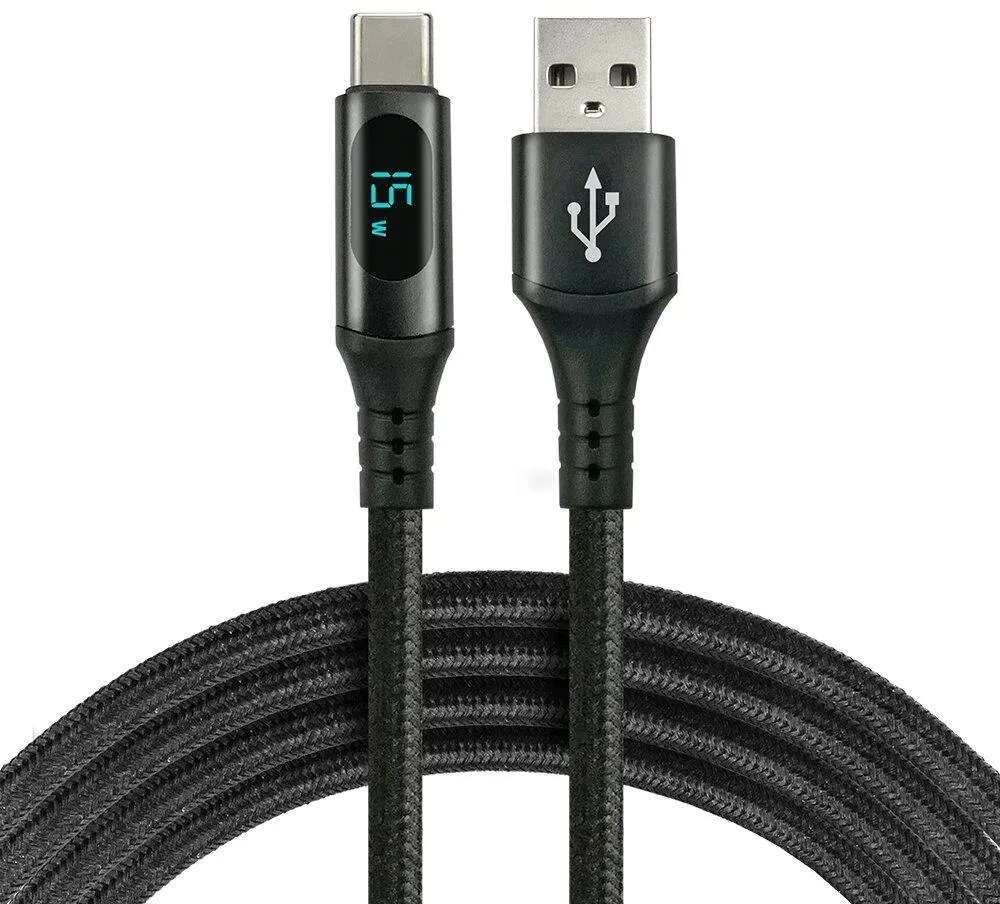kabel-usb-a-usb-c-lcd-everactive-cbb-1cbl-100cm-3a-everactive