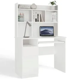 biurko-porto-lewe-z-nadstawka-biel-mat-szuflada-polki-do-biura-pokoju