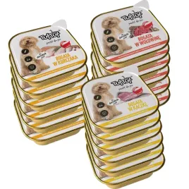 mokra-karma-dla-psa-tuftuf-pasztet-mix-smakow-alupak-18x300g