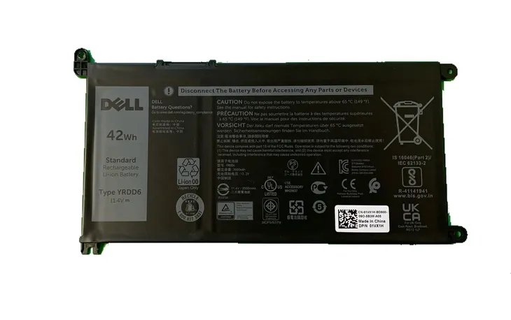 NOWA ORYGINALNA BATERIA Dell 42Wh 3C YRDD6 1VX1H VM732 FDRHM WJPC4 2025