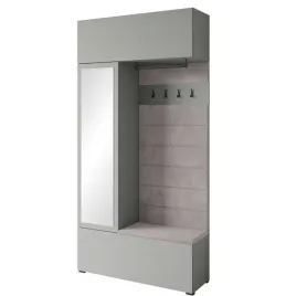 garderoba-115-cm-tessaro-szara-do-przedpokoju-z-siedziskiem-i-lustrem