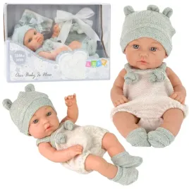 lalka-bobas-niemowlak-szare-ubranko-czapeczka-sliniaczek-18-cm-lean-toys