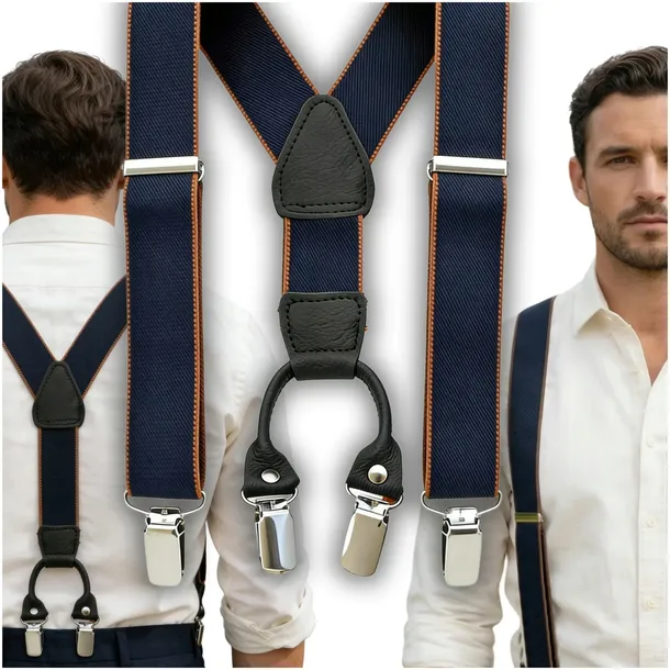 MOCNE SZEROKIE MODNE GRANATOWE SZELKI skóra elegancki styl MOCNE ŻABKI