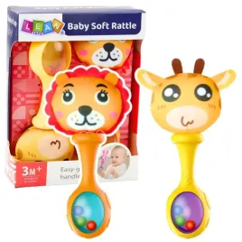 zestaw-grzechotki-z-miekka-pileczka-wzorki-zyrafa-lew-2szt-lean-toys