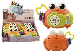 krab-aparat-grzechotka-projektor-na-baterie-dzwieki-pomaranczowy-lean-toys