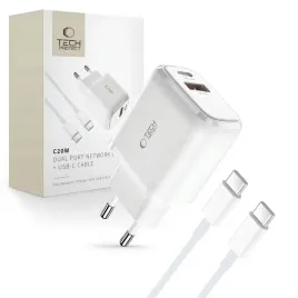 ladowarka-sieciowa-c20w-usb-c-usb-a-20w-z-kablem-usb-c-biala-tech-protect