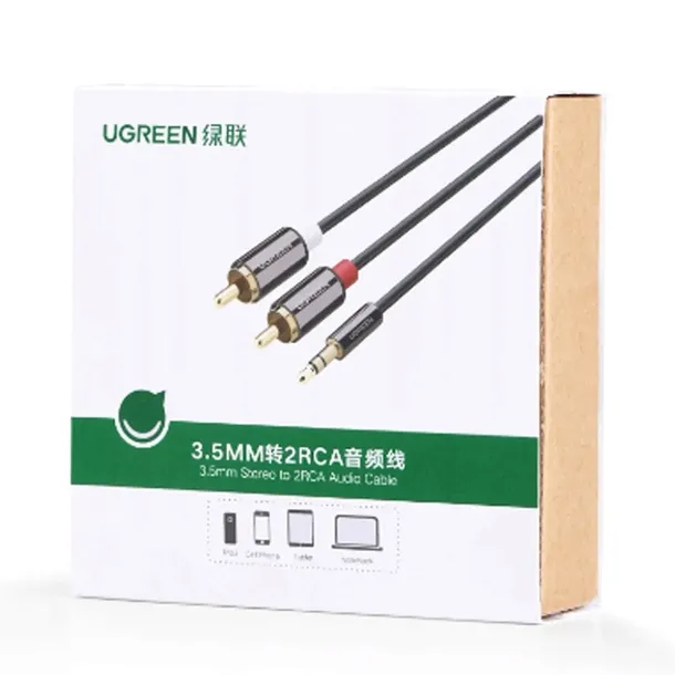 kabel-przewod-audio-3-5-mm-mini-jack-2rca-1-5m-czarny-ugreen-kod-producenta-10583