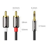 kabel-przewod-audio-3-5-mm-mini-jack-2rca-1-5m-czarny-ugreen-stan-nowy-marka-ugreen