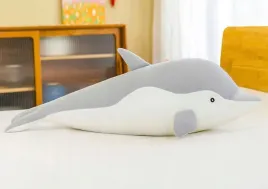 maskotka-pluszowy-delfin-szary-70-cm-lean-toys