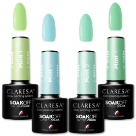 claresa-kolekcja-4-lakierow-hybrydowych-mint-do-paznokci-mietowa-zielen