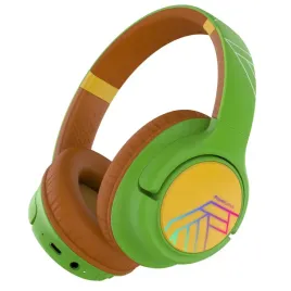 sluchawki-nauszne-powerlocus-bobo-cat-bezprzewodowe-zielone-dla-dzieci