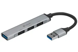 hub-rozdzielacz-tracer-h41-1x-usb-3-0-3x-usb-2-0-aluminiowy-srebrny-pasywny
