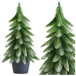 choinka-ozdobna-dekoracyjna-sztuczna-w-doniczce-srebrne-wykonczenie-22-x-10