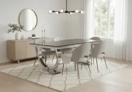 stol-glamour-czarny-blat-chromowana-podstawa-100x240-cm