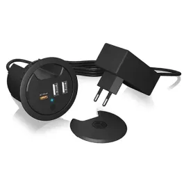 hub-ladowarka-icybox-ib-hub1407-quick-charge-27-w-3-porty-2x-usb-a-1x-usb-c