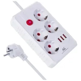 listwa-zasilajaca-przedluzacz-maclean-mce392-w-4x-schuko-3x-usb-a-15-m