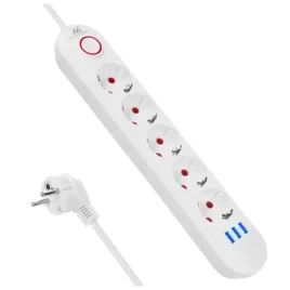 listwa-przedluzacz-maclean-mce395-w-5-gniazd-3x-usb-a-15-m-zasilajaca