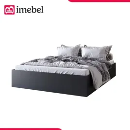 lozko-czarne-z-materacem-melisa-120cm