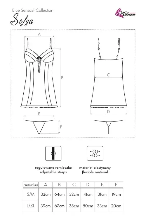 sofya-lc-90302-blue-sensual-collection-rozmiar-s