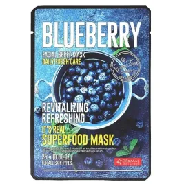 koreanska-maska-do-twarzy-blueberry-25g-dermal-its-real-superfood-mask