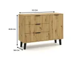 komoda-scandi-1d3s-slim-dab-artisan-stan-nowy