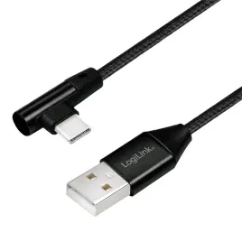 kabel-przewod-logilink-usb-2-0-usb-a-do-usb-c-03-m-5-v-3-a-metalowy-katowy