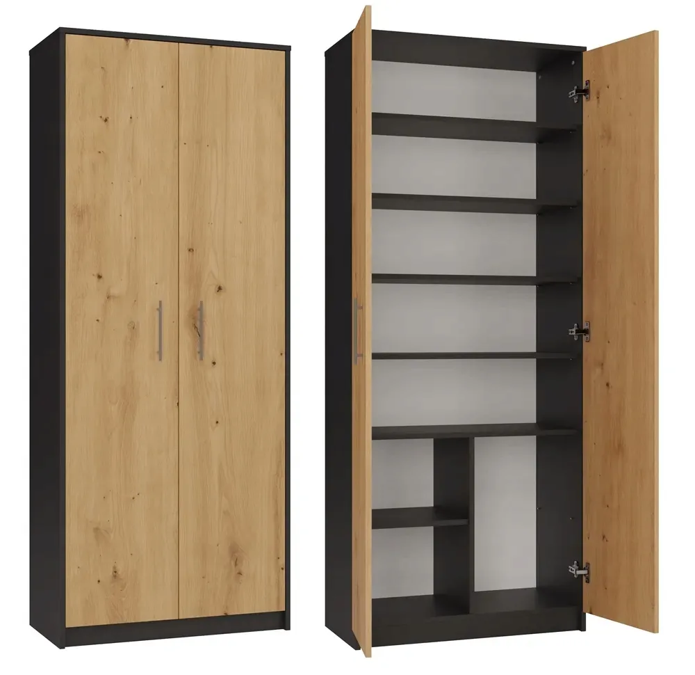 regal-oliv-2d-antracyt-artisan-stan-nowy