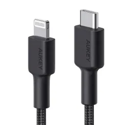 kabel-przewod-aukey-cb-cl03-mfi-apple-usb-c-pd-lightning-2-m-wzmocniony