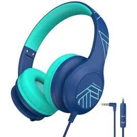sluchawki-nauszne-powerlocus-pled-niebieskie-dla-dzieci-skladane-mikrofon