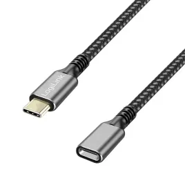 kabel-przewod-logilink-przedluzacz-usb-c-usb-3-2-gen-2-10-gbps-pd-100-w-1-m