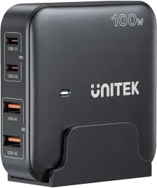 unitek-ladowarka-biurkowa-gan-100w-2xusb-a-2xusb-c-unitek