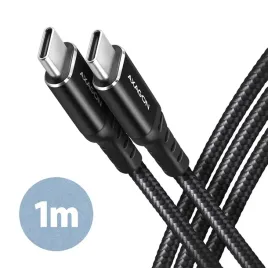 kabel-przewod-axagon-bucm-cm10ab-usb-c-usb-c-pd-60-w-480-mb-s-1-m-nylonowy
