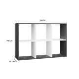 regal-malax-2x3-antracyt-bialy-glebokosc-mebla-30-cm