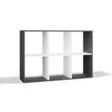 regal-malax-2x3-antracyt-bialy-material-plyta-laminowana