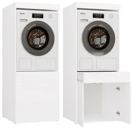 szafka-lazienkowa-na-pralke-lub-suszarke-pola-twin-1s-biala-regal-szuflada