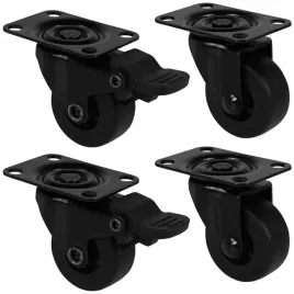 kolko-meblowe-obrotowe-gumowe-lkg-fi-40mm-skretne-czarne-zestaw
