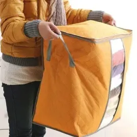 pojemnik-pokrowiec-na-posciel-koc-ubrania-pomaranczowy-sredni