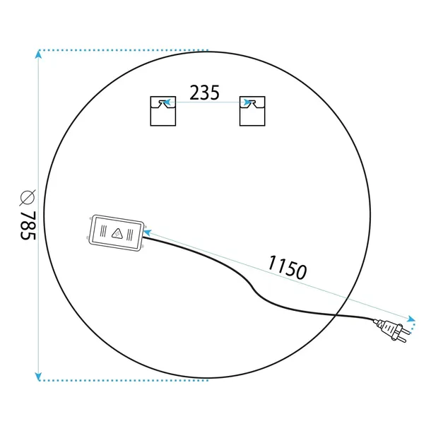 lustro-led-bas-80cm-linia-bas
