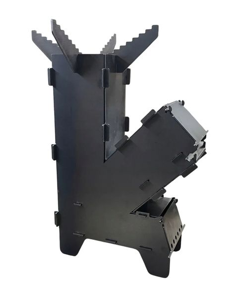 Piecyk Rakietowy Piec Składany Kuchenka Turystyczna Grill Survival Moc 35cm