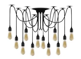 toolight-lampa-nowoczesna-czarna-duza-spider-12-x-e27-loft-industrial